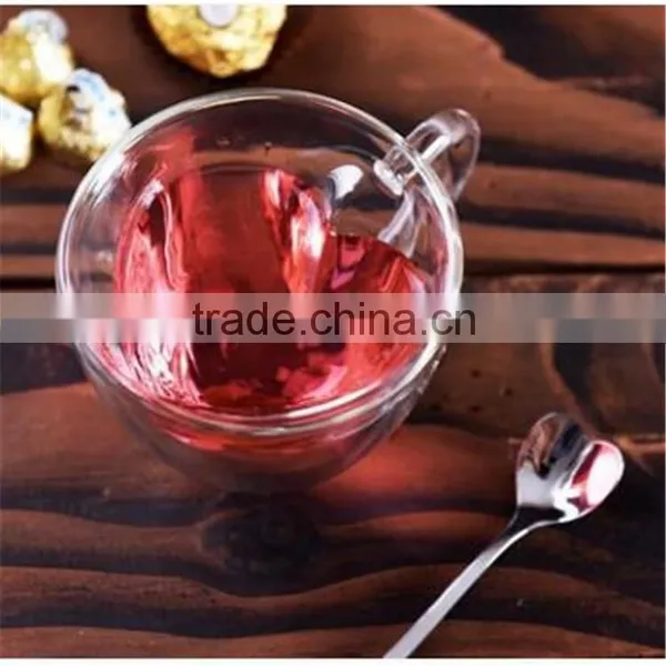 180ml/240ml Creative Boronsilicon Heat Resistant Heart-shaped Double Wall Glass Tea Cup,coffee Cup photo-4