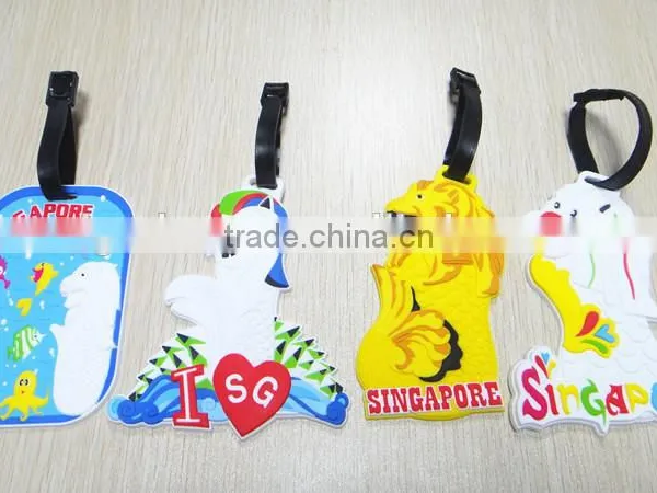 Soft Pvc Luggage Tag/bussiness Card Size Luggage Tag/luggage Tag Loop Strap photo-2