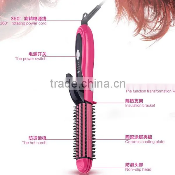 Fast Hair Straightener Brush Heating on Backside Totally New Feature photo-5