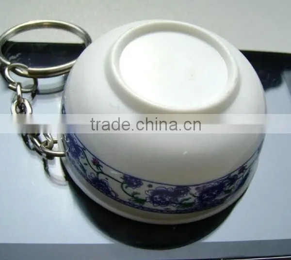 Chinese Fake Food In Mini Bowl Model For Fashion Decoration Of Artificial Fish Straps Decoration Display-Yiwu Sanqi Crafts photo-4