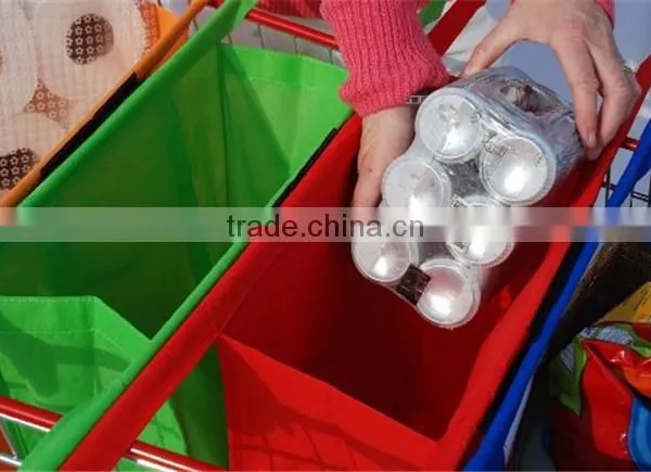 High Quality Reusable Insulated Eco-friendly Supermarket Cart Bag photo-6