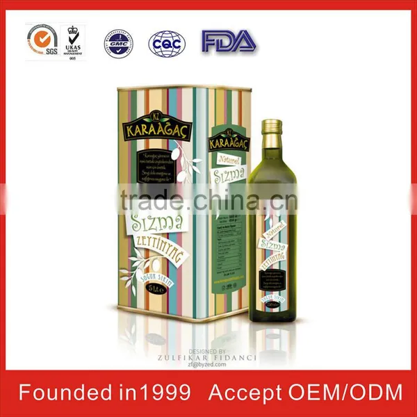 250ML/500ML/750ML Olive Oil Tin Can/Box Wholesaler photo-3