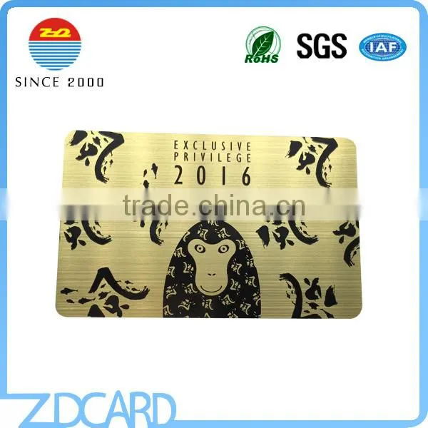 Customized Silk-screen Printing Stainless Steel Business Card photo-6