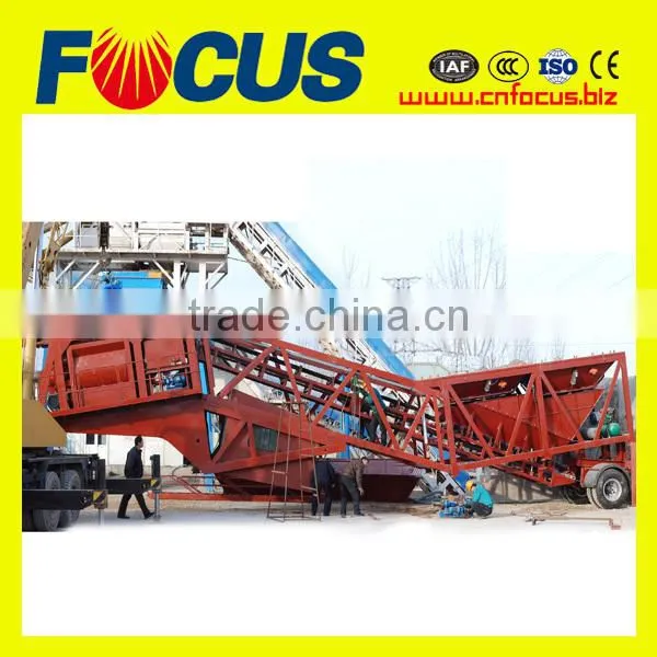 High Quality 75m3/H Self-Auto Mobile Concrete Batching Plant, Trailer Concrete Mixing Plant photo-4