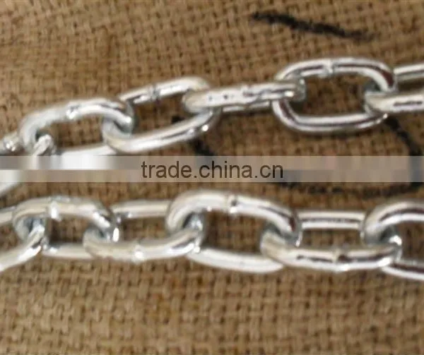 galvanized long iron link chain
