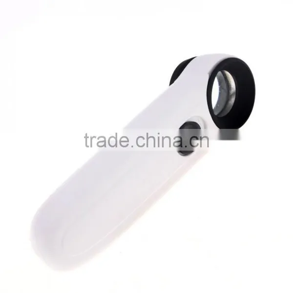Handheld Reading Magnifying Glass 40X LED Light Jeweler High-Power Eye Loupe Potable Hand Hold Magnifier With LED Hot Sale photo-5