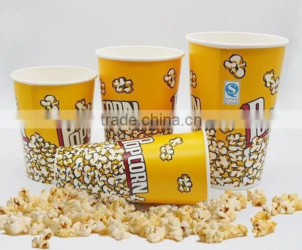 Food Grade Custom Logo Printed 24oz Paper Popcorn Cup photo-5