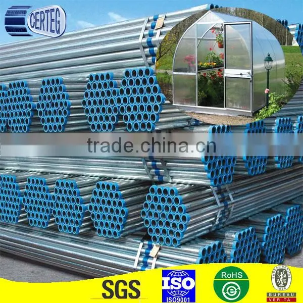 8 Inch Schedule 40 80 Rigid Hot Dip Pre Galvanized Steel Pipe