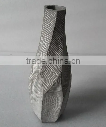 Cheap White Garden Concrete Plant Pots Flower Vase photo-4