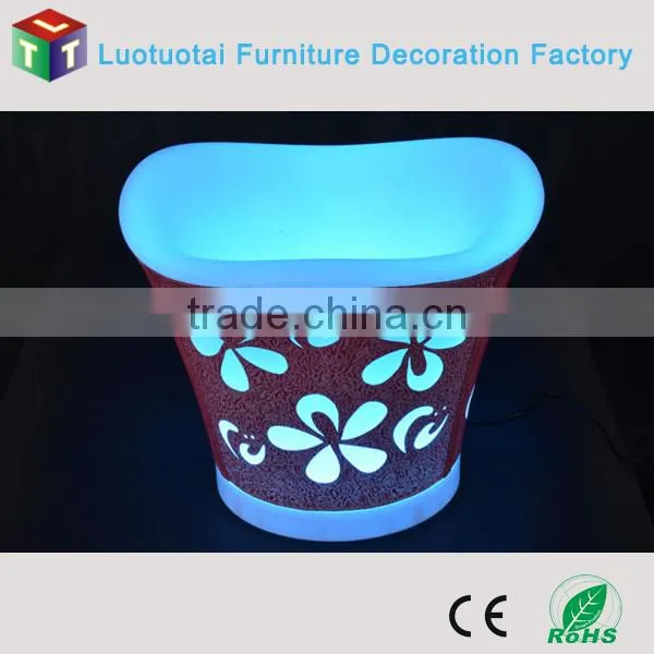 Remote Control Wireless Color Change Plastic Led Wine Cooler/ice Bucket photo-6