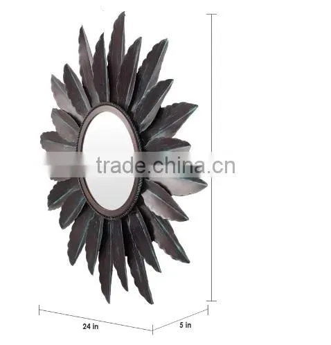 Indian Supplier Handicraft Metal Wall Mirror | Wall Mirrors Home Decor photo-2