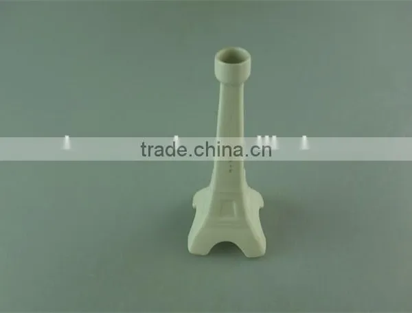 Stock White Mini Eiffel Tower Art Porcelain for Home Decoration photo-2