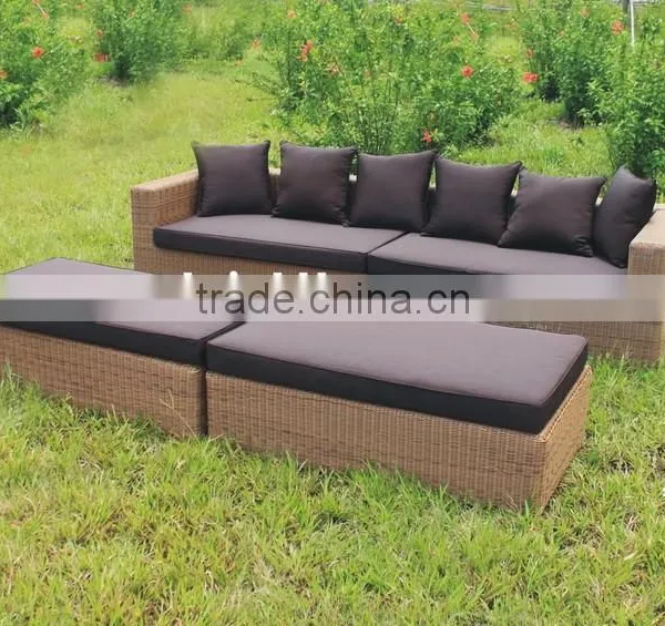 Handcraft High Quality Wicker Products BG-111 Outdoor Sofa PE Rattan Products photo-2