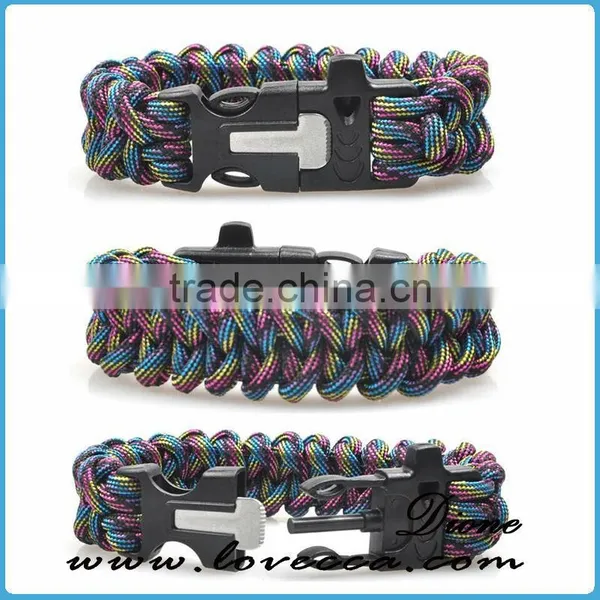 Emergency Paracord 550 Bracelet Parachute Cord Bracelet for Survival photo-2
