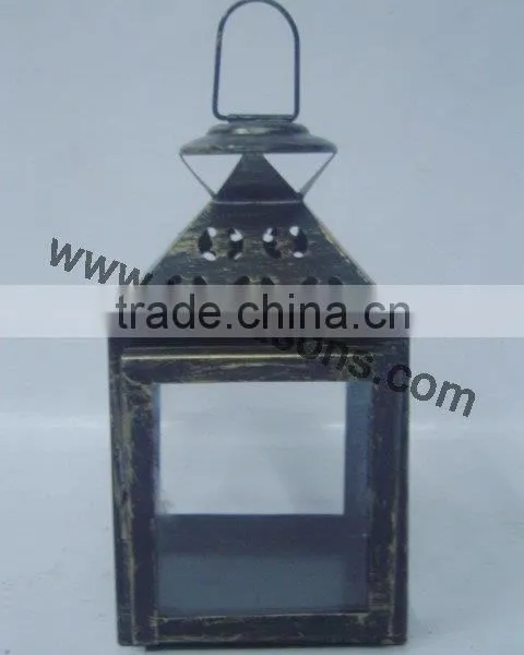 Colorful Windproof Lightweight Metal Candle Lantern photo-4