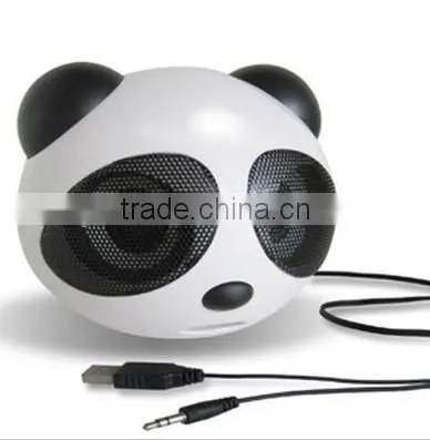 New Gadget Cheap Price Factory Fancy Panda Shaped USB Mini Speaker photo-6