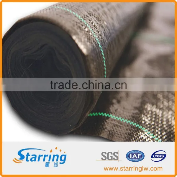 6' x 300' Woven Black Groundcover Fabric