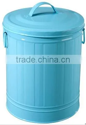 75L Zinc Plated Garbage Bin photo-2