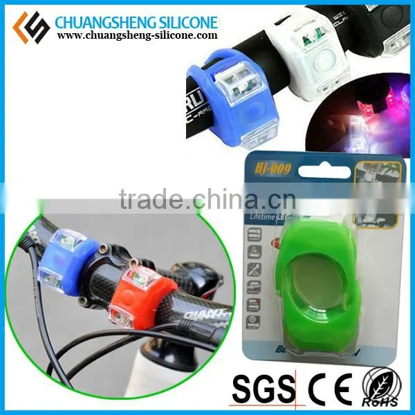 Silicone Anti-broken Bicycle LED Light, Silicone Light Holder for Bike photo-3