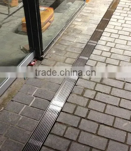 Linear Channel Wedge Wire Shower Floor Drain-Stainless Steel photo-2