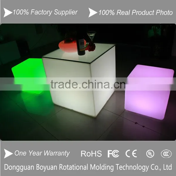 Low Price Led Cube Stools With Color Changing photo-3