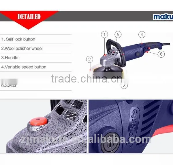 Air Wet PolisherMAKUTE Professional Power Tools Car Polisher(CP001) photo-5