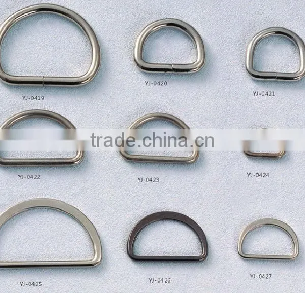 Cheap Price With Different Sizes of D Metal Buckle ,D Ring Buckle