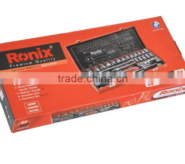 RONIX SOCKET WRENCH SET 40, 24, 27 Pcs / RH-2640 RH-2624 RH-2628 photo-6