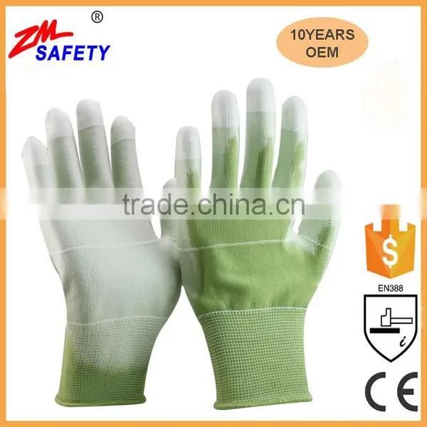 Colorful 13Gauge U3 Liner Coated PU Protective Gloves for Light Work Garden Use photo-2