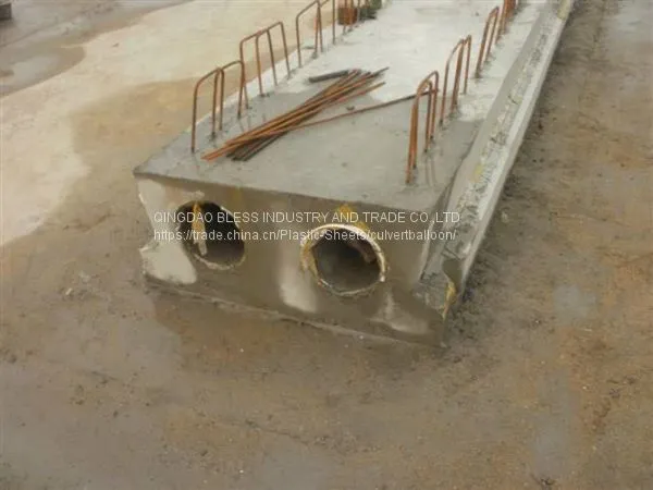 Culvert Rubber Balloon Exported to Kenya, Nigeria Inflated Balloon Used for Making Concrete Culvert photo-3