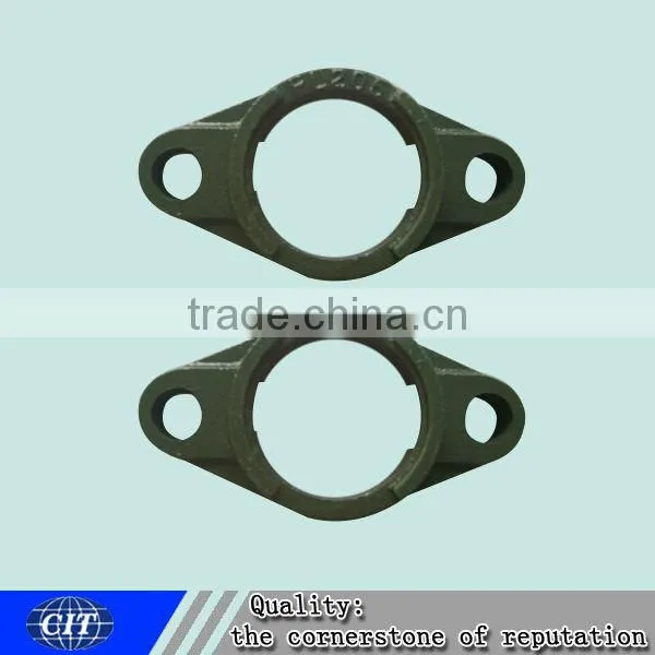 Custom processing pipes fittings flange, ductile iron, precoated sand casting, lathe machining, for train brake pipe fitting