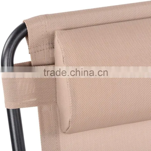 2-Pack Patio Yard Folding Reclining Beach Chair photo-6
