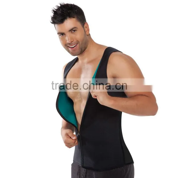 Slim Body Shaper Neoprene Mens Slimming Vest Sexy Undershirt Vests photo-2