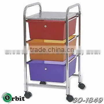 10-tier Drawer Organizer Cart, Storage Trolley Cart, Wagon photo-3