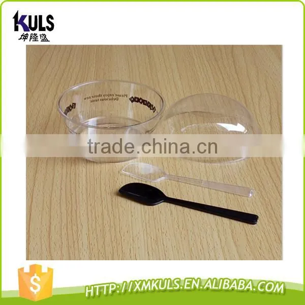 PS Plastic Colorful Ice Cream Mini Disposal Dessert Spoon photo-3