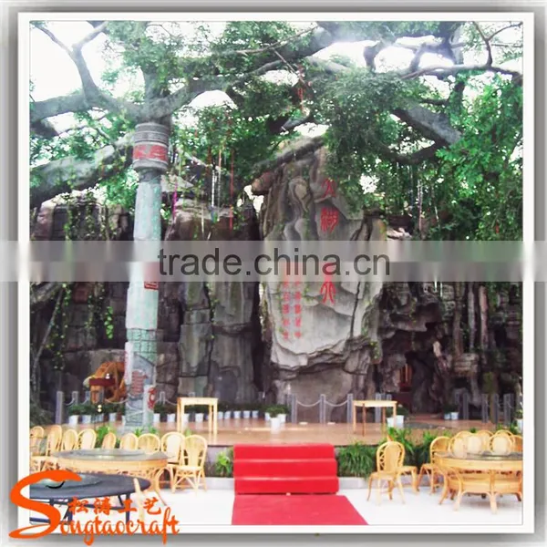 Artificial Waterfalls Fountain Outdoor Decoration Customized Fiber Glass Artificial Waterfall Fountain photo-4
