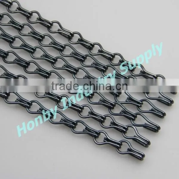Gunmetal Color Decorative Aluminum Chain Fly Curtain Screen