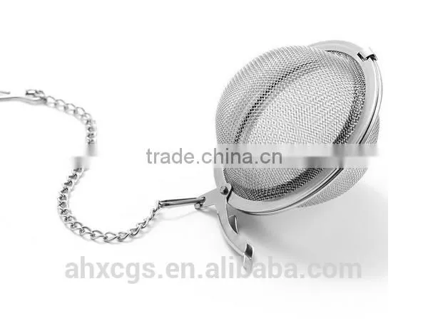 Kitchen utensil stainless steel wire mesh tea ball style tea strainer