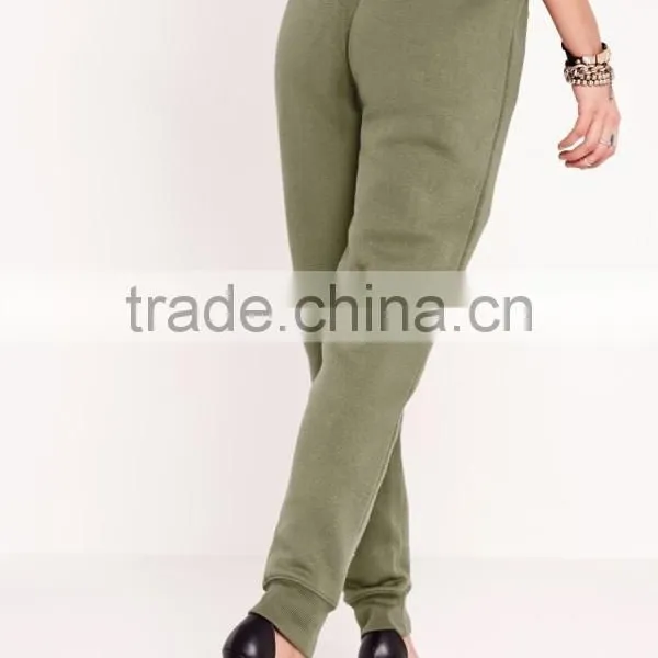 Latest Lady Fashion Khaki Jogger Pants 2016 photo-4