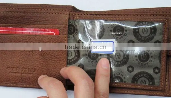 Fashion Black Brown Napa Genuine Leather Purse Wallet Money for Men photo-6