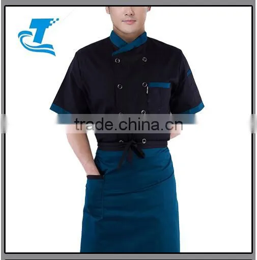 2016 Double-breasted Chef Uniform for Summer photo-3