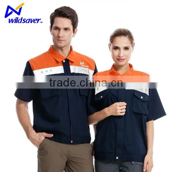 Reflective Work Shirts/led Flashing Workwear/safety Work Uniform photo-6