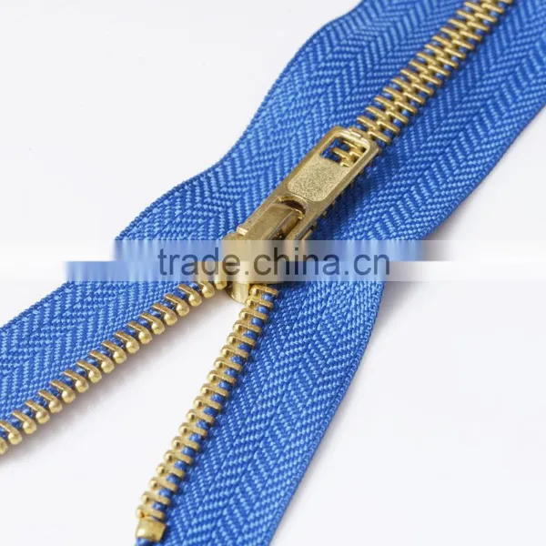 5# Close End Brass Metal Zippers photo-2