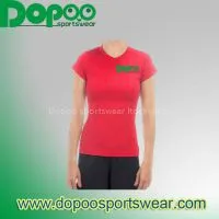 Dri Fit Jersey Red Women\'s Uniform Polo Shirts