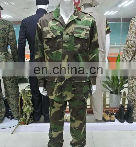 Hot Selling Woodland Camouflage American Military Uniform BDU for Army Uniform photo-2