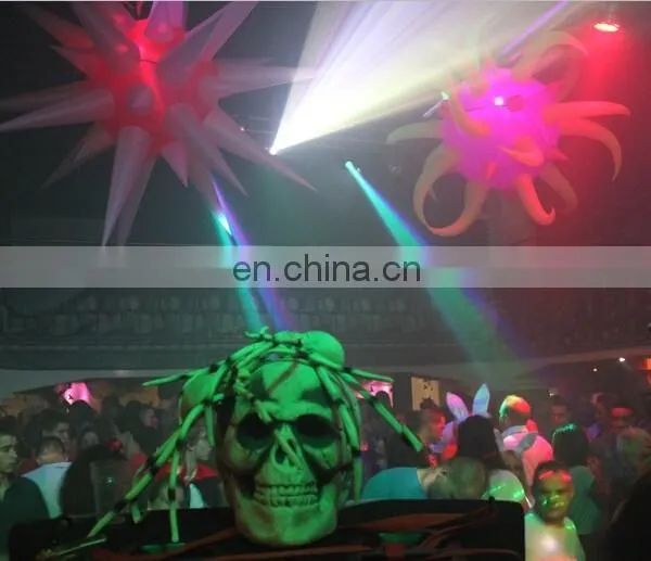 Multi-colors LED Lighting Inflatable Sun for Decoration photo-3