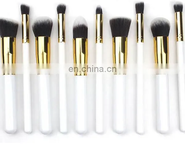 Hot Selling Wholesale 10 Makeup Brush Set Ten Make-up Brush Kit Colour Makeup Tools 5 Big m 5 Small Brush
