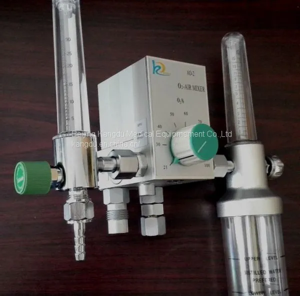 Kangdu Med D&R Mechanical Air/Oxygen Mixer_Medical Gas Blender for CPAP