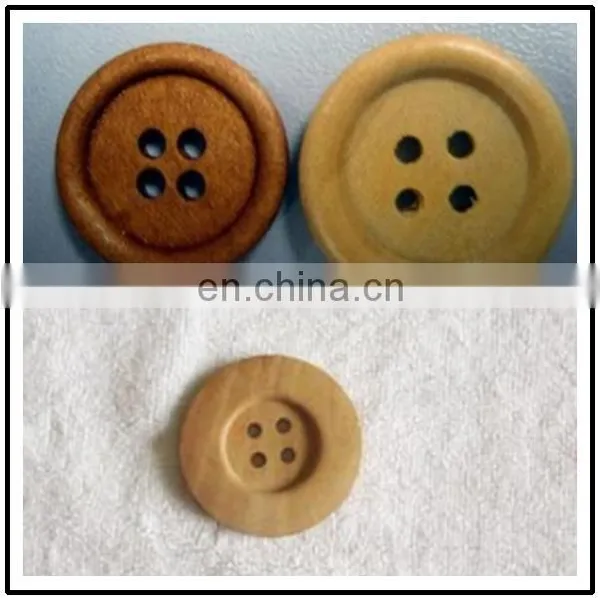 20mm Custom Made Carved Wood Buttons With Free Shipping photo-3