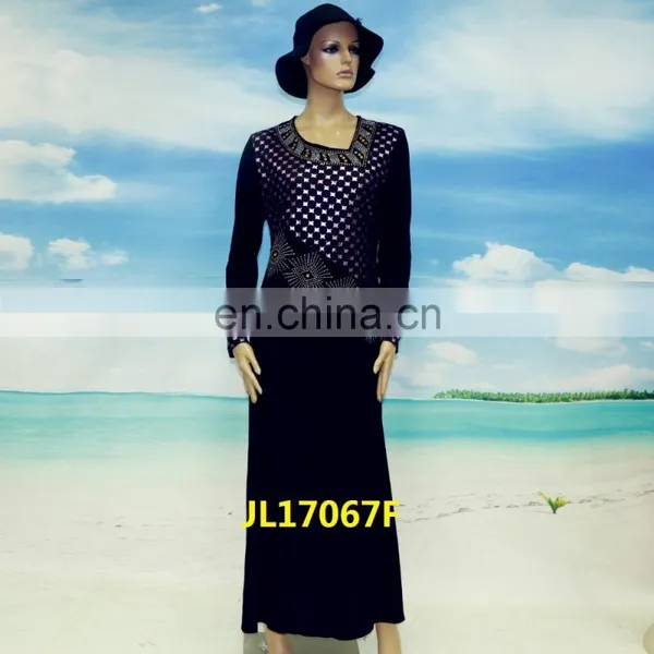 Islamic Women Clothing Abaya Jalabiya Kaftan Beaded Dress 2014 photo-2